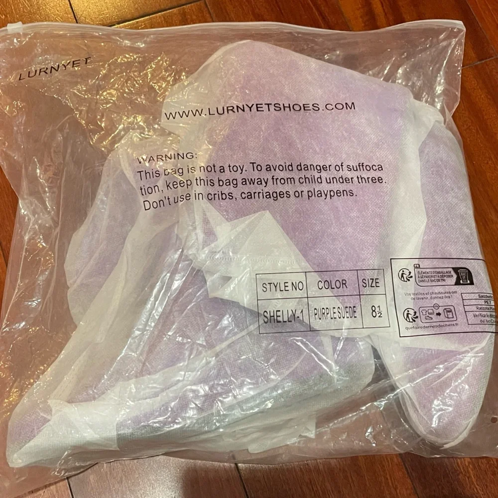 Women's Purple Mid-Calf Slouch Zipper Boots - Picture 8 of 8